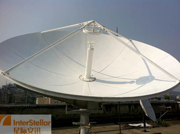 Cheap 2.4m C Band Rx TX Satellite Antenna, Uplink Station Rx Tx Satellite Communication Antenna for sale