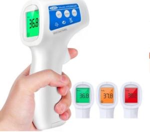 Quality Digital Non Contact Infrared Forehead Thermometer For Adult Baby Blue White wholesale
