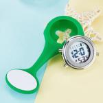 Digital Nurse Watch Silicone Nurse Watches Brooch Lapel Rubber Sleeves Medical