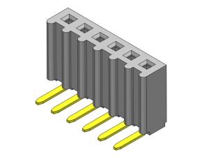 Quality 2.54mm Right Angle PCB Header Connector Pin Header Female Dip TYPE 1*2PIN To 1*40PIN wholesale