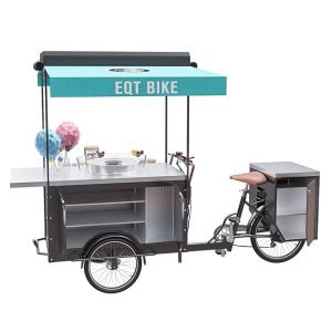 Quality Street Electric Tricycle Food Cart High Carbon Steel Frame With Long Life wholesale