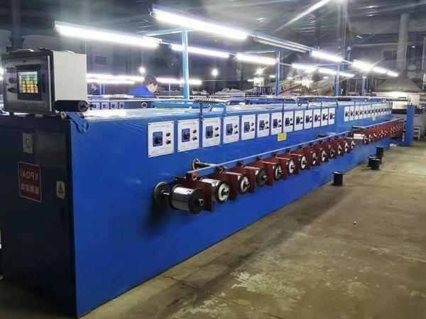 Cheap 300m/Min SGS Copper Wire Tinning Machine 4 Zones Double Row Line for sale