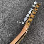 41 Inch Gloss Finishing 12 Strings Flamed Maple Neck Solid KOA Wood Acoustic