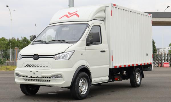 High Speed EV Pickup Truck Large Cargo Container Electric Light Truck 190km Long