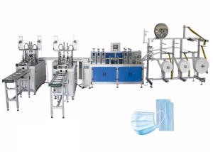 Quality Surgical Disposable Mask Making Machine , 3 Ply Non Woven Mask Making Equipment wholesale