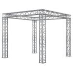 Aluminum Alloy 6082-T6 Spigot Connection 400mm Square Truss for Arched Roof