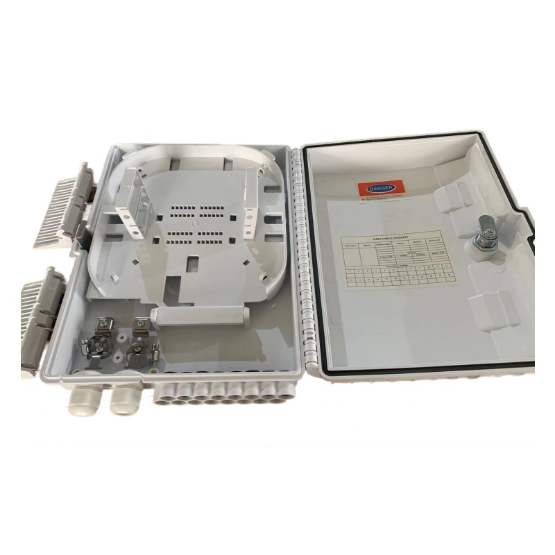 Indoor/Outdoor Fiber Optic Access Terminal Distribution Box with Max Capacity 24