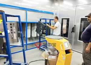Quality TUV Large Cyclone Powder coating line Paint Booth By Manual Baking Room wholesale
