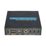 Black 1920X1080 Scart To HDMI Converter