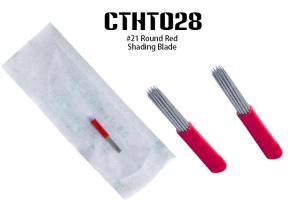 Quality Stainless Steel #21 Tattooing Needles 23 Mm Length 4 Mm Wide ISO 9002 wholesale