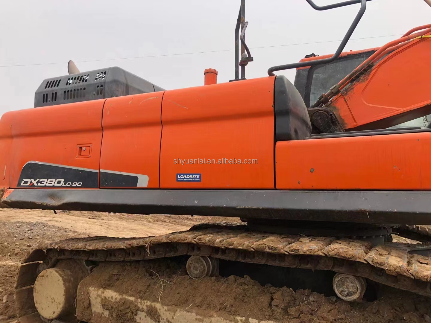 Used Doosan DX 380 excavator 33Ton 35Ton 38Ton 40Ton Second hand Digger earthmoving machine Doosan for sale