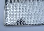 Stainless Steel 304 Perforated Baking Tray For Oven Buns 15.7 X 11.8 Inches