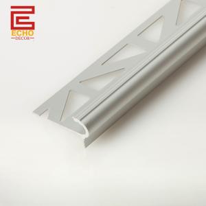 Quality Metal Bendy Bullnose Stair Edge Trim 12mm Tiled Stair Tread Trim wholesale