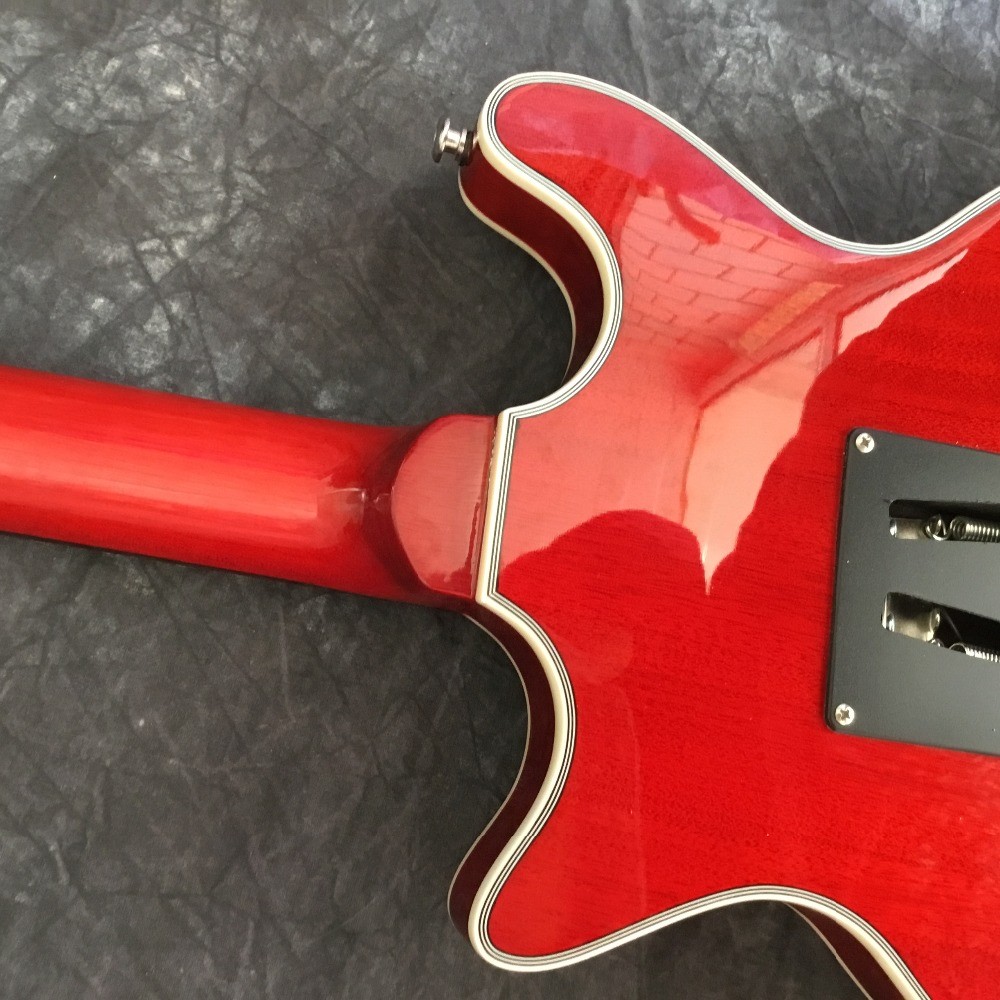 Grand Brian May Electric Guitar 24 Frets Floyd Red Tremolo & Color Electric Guitar