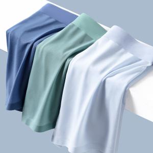 Quality 3D Crotch Mens Boxer Briefs Ice Silk Breathable Men'S Briefs Underwear wholesale