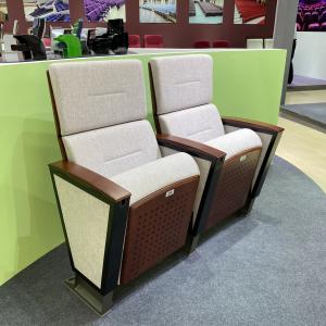 Quality Customized Wooden Armrest Tip Up Auditorium Theater Seating wholesale