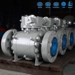 Forged Trunnion Ball Valve High Shut Off Sealing Mechanism And Low Torque