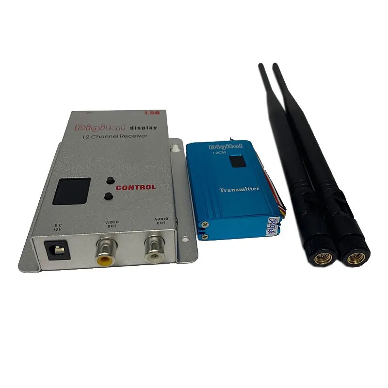 1.5W RF Power Wireless Video Transmission 1.4Ghz 1.5Ghz 1.6Ghz Video Sender And Receiver For Graphic Transmission