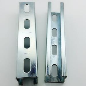 China Powder Galvanized Strut C Channel Shaped Galvanized Steel Profile SS316 on sale