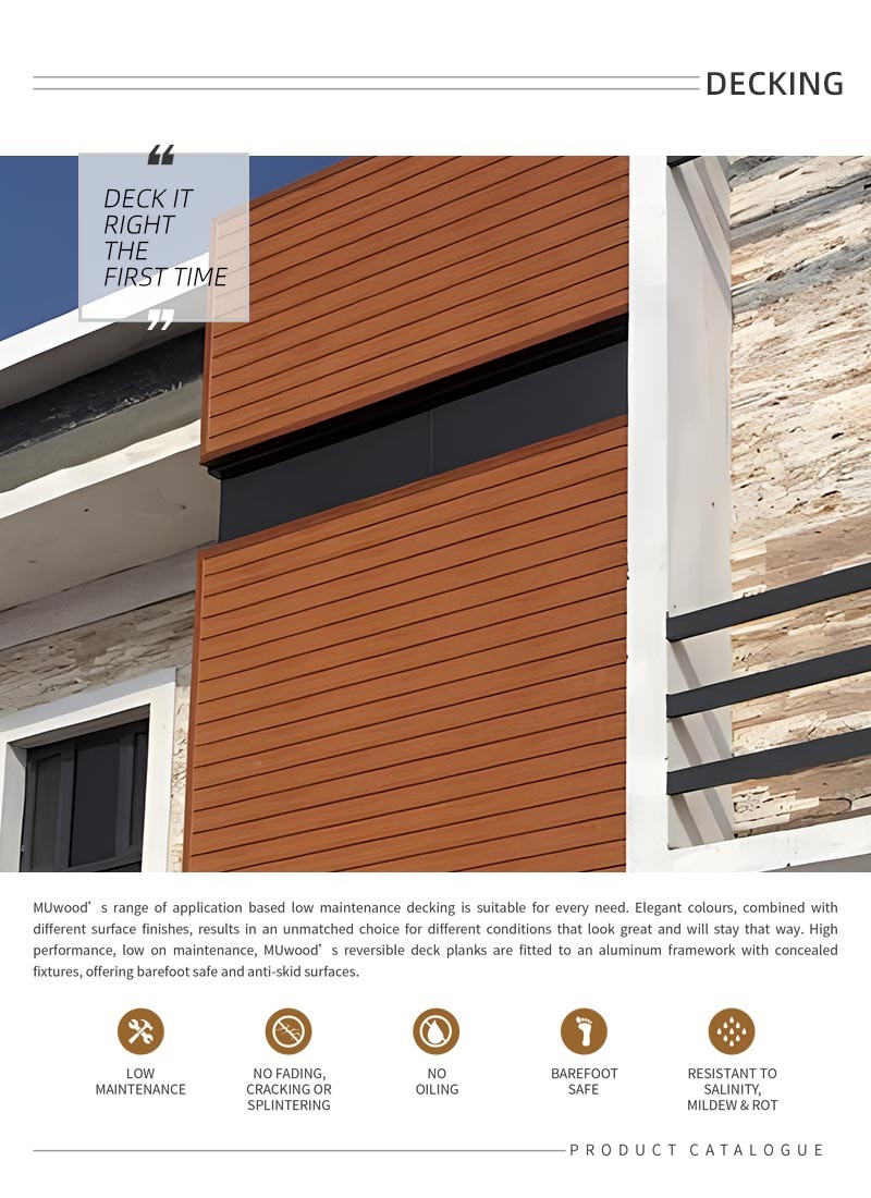 Customized WPC Wall Cladding Siding Boards High Strength ISO
