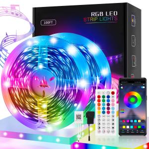 Quality Smart Sound Controlled Music Reactive Led Lights Music Sync 5050 Flexible Neon Light wholesale