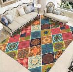 Home Chinese Classical Soft Velvet Mat Living Room Floor Carpets Large Area
