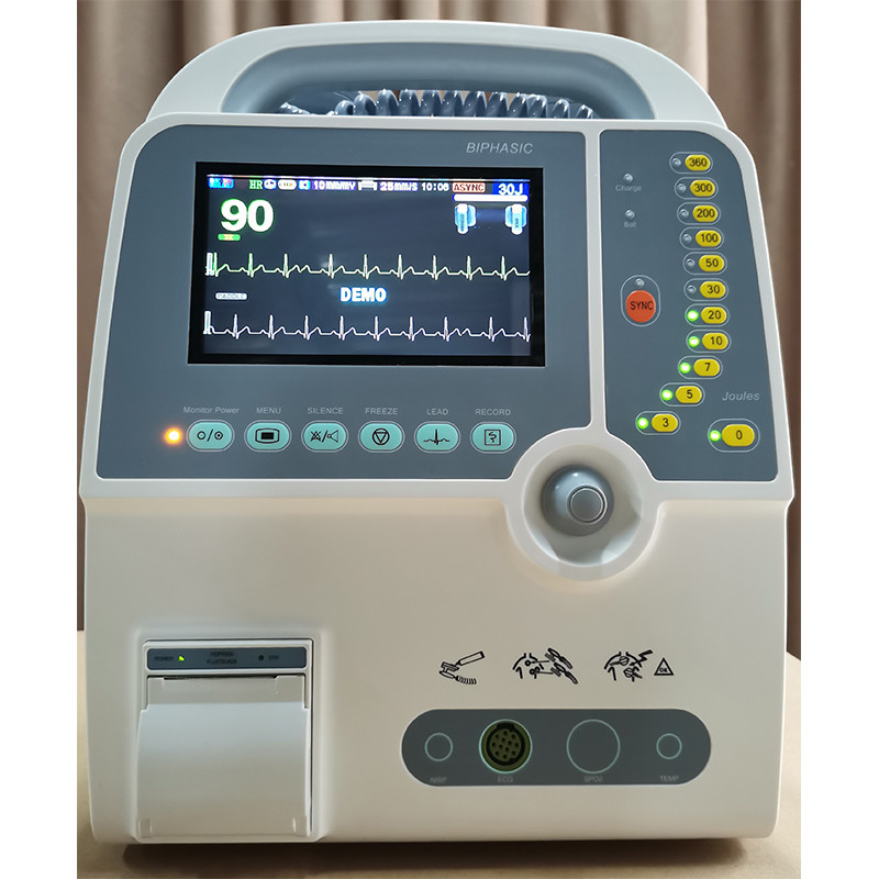 Hospital Medical Semi Automatic Electronic Defibrillator CE ISO Certification