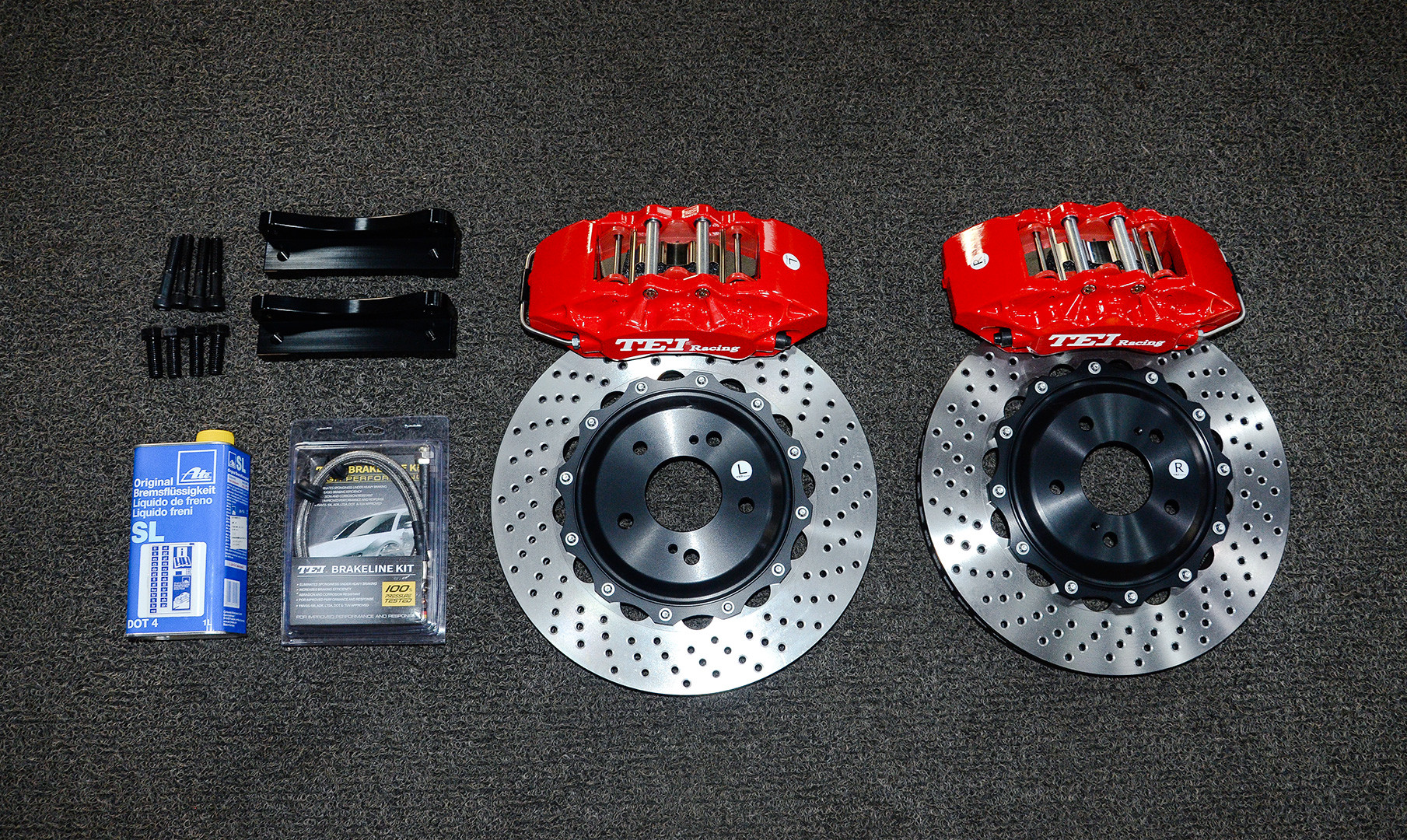 TEI Racing 6 Piston Big Brake Kit For Mazda Atenza 18 Inch Wheel