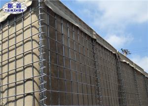 Quality High Duration Military Barrier Gabion Stone Fence With Geotextile wholesale