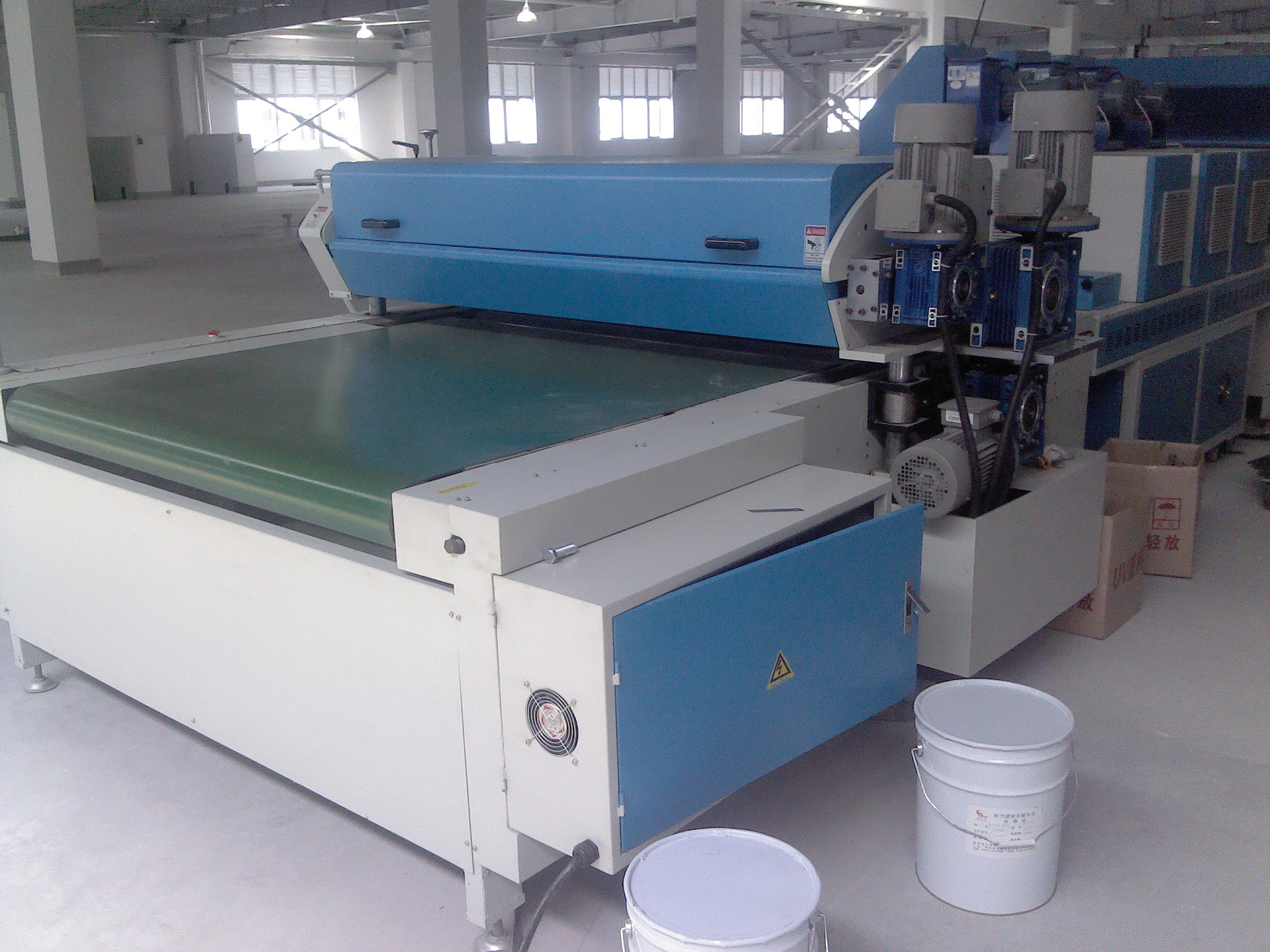 8KW Power Roller Coating Equipment For PVC Floor Laminating Board