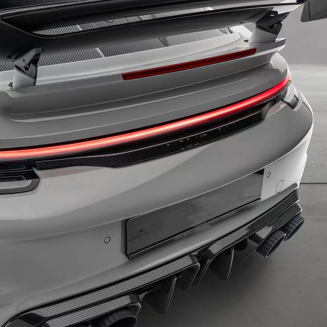 992 Turbo Porsche Body Kit Carbon Fiber MSY Style Diy Rear Bumper Spoiler Hood