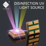 3535 UVB LED Chips 0.5W-1W 290-315nm Quartz Glass Lens 120 Degree For Medical