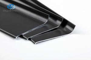 Quality Commercial Aluminum Skirting Board Multiapplication 80mm Height Black Color wholesale