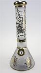 Colorful Borosilicate Glass Bongs Thick Smoking Water Pipes Luminous Beaker