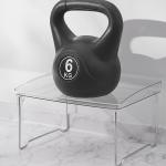 Clear Injection Groove Cover Countertop Storage Shelves Foldable