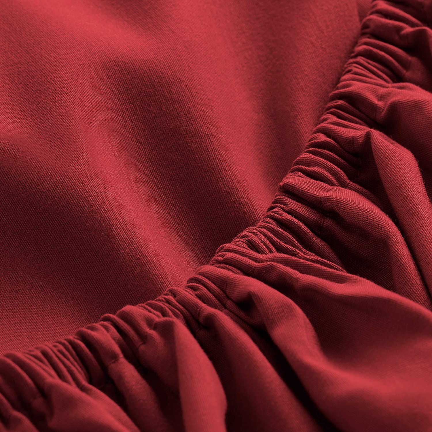 100% Polyester Microfiber Plain 5mm Trim Luxury Bedding Sheet Sets for 6PCS in Xinpai