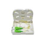 FTTH 2 Ports Fiber Optic Odf Waterproof Mini With 5mm - 10mm Cable Diameter