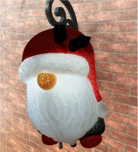 Quality EVA Plastic Outdoor Gnome Christmas Porch Light Cover Holiday Home Decor wholesale