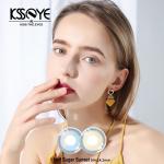KSSEYE Half Sugar Sunset Colour Grey Brown Eye Contact Lenses 14.2mm