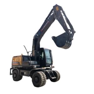 Quality DX150W-9 Hydraulic Excavator Isuzu Engine 13.52 Ton Bucket Wheel Excavator wholesale