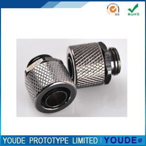 Quality Quick Turn Rapid Prototyping Manufacturing Aluminum Parts With Knurling and Brunofix wholesale