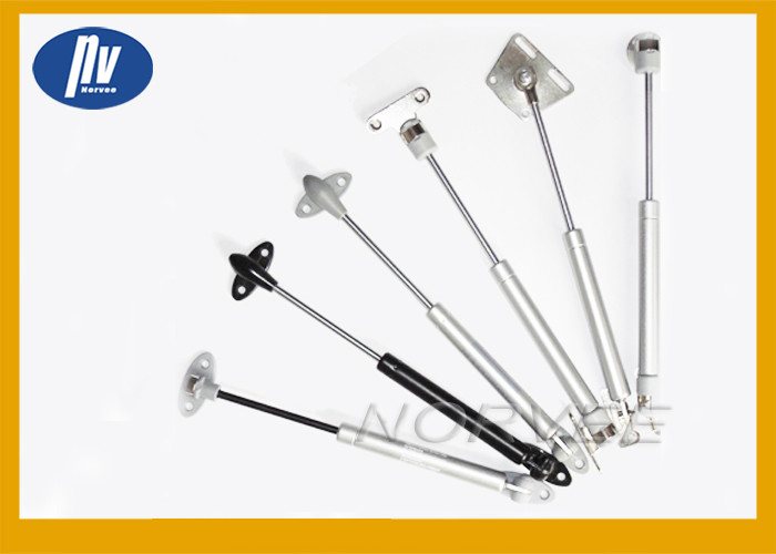 White Steel Cabinet / Furniture Gas Spring With Ball End ISO 9001 Approved