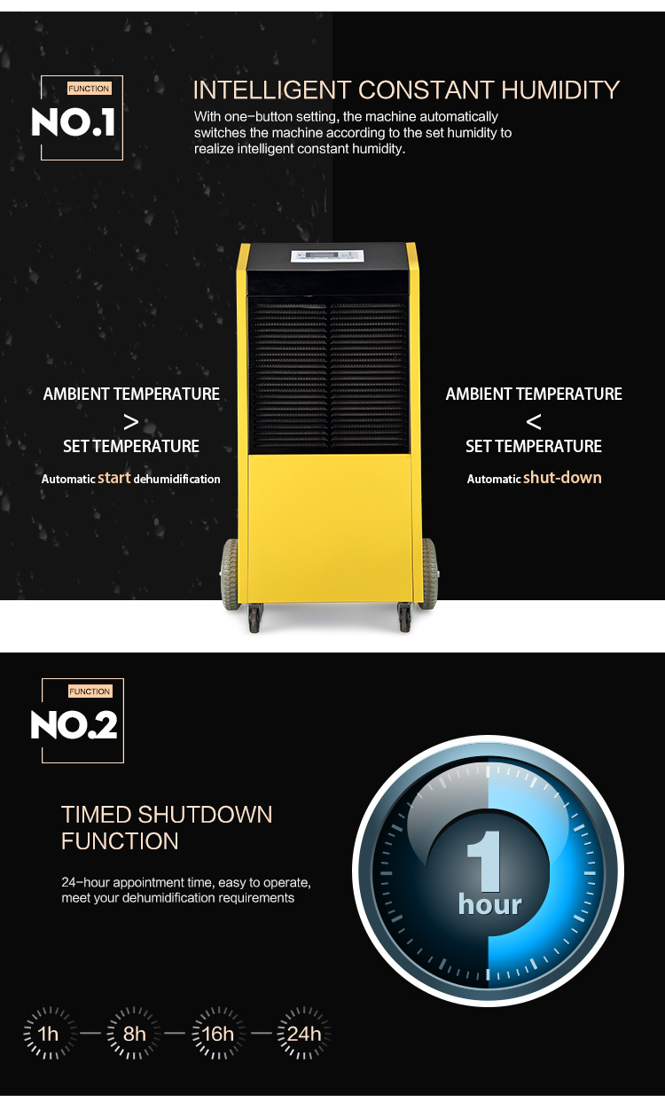 Commercial Dehumidifier Hand Push Restoration Home Dehumidifier