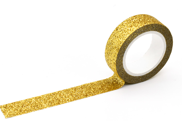 Custom Printed Colored Cute Patterns Glitter Washi Tape