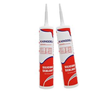 Quality Non Toxic Water Resistant Construction GP Clear RTV Silicone Sealant wholesale
