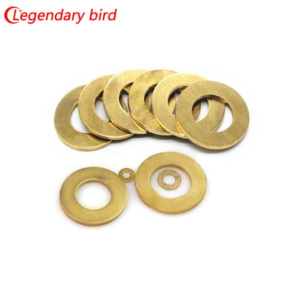 China manufactures metal spring round bolts nuts copper washer flat bronze