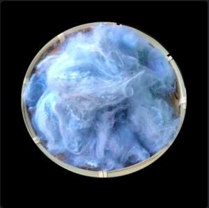 Quality Solid Non Siliconized Dope Dyed Polyester Staple Fiber 1.2D×38mm For Spinning wholesale
