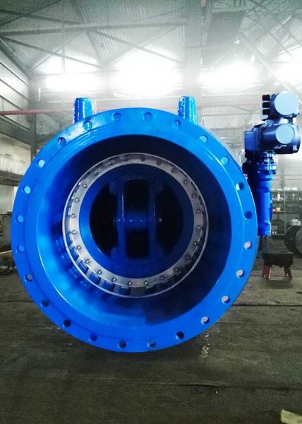 DN800 Large Range Decompression Plunger Valve With Good Anti Cavitation