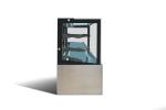 Square Glass High Quality Luxury Refrigerated Cake Display Showcase for bakery