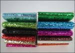 Holographic Lady Shoes PU Glitter Fabric 54" Width Chunky Glitter Fabric